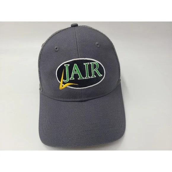 Jair Carhartt Mesh Trucker Snapback Hat Cap Workwear Casual Men Women Blue Gray - Picture 1 of 11